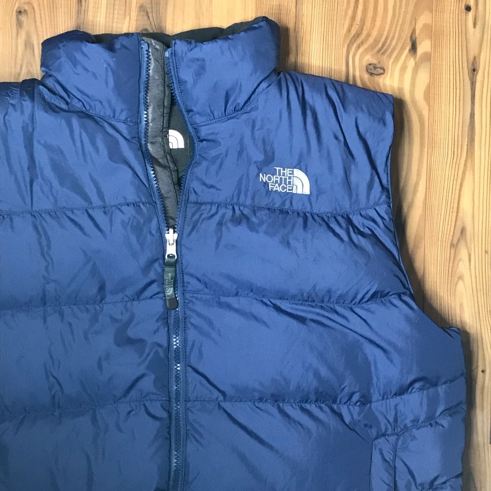 The North Face Sz L Navy Zip Up Vest